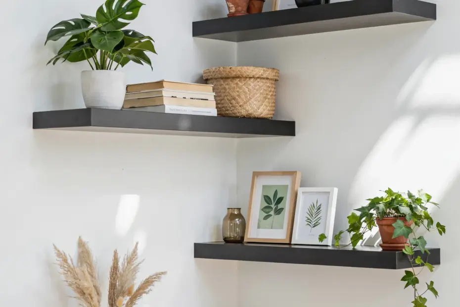 Floating Shelves Styling Tips | Modern Living Room Decor Ideas | Clean Storage Solutions