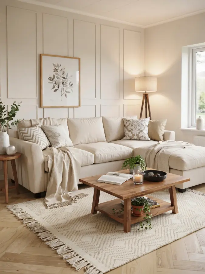 Cozy Living Room Decor Ideas for Winter | Warm Textures & Soft Lighting