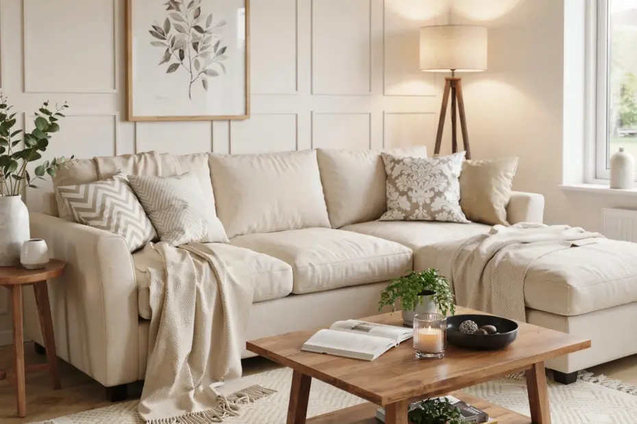 Cozy Living Room Decor Ideas for Winter | Warm Textures & Soft Lighting