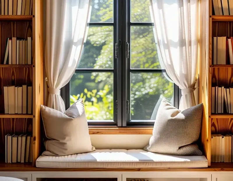 How to Build a Window Seat with Built-In Bookshelves | Cozy Reading Nook Ideas